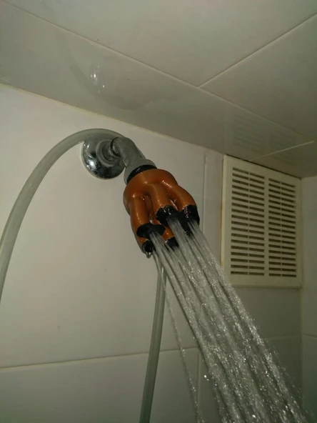 Byr ahtapot duş başlığı (Sadece Plastik Aparattır!!!) 3D - 3