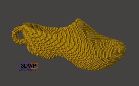 Byr Ahşap Ayakkabı Anahtarlığı (Sadece Plastik Aparattır!!!) 3D ürün görseli 1