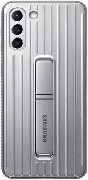 Samsung Galaxy S21+ Plus için Protective Standing Cover Kılıf, Gümüş EF-RG996CJEGWW ürün görseli 1