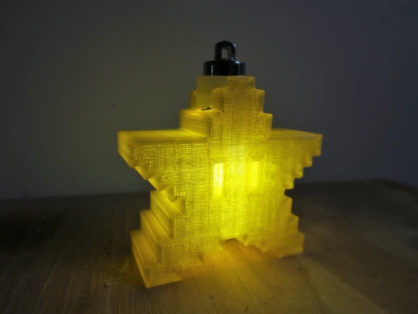 Byr Mario Güç Yıldızı Charm Kolye Süsleme (Sadece Plastik Aparattır!!!) 3D - Resim 4