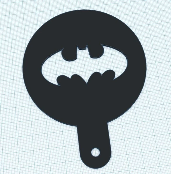 Byr Batman kahve şablonu (Plastik Aparattır!!!) 3D - 2