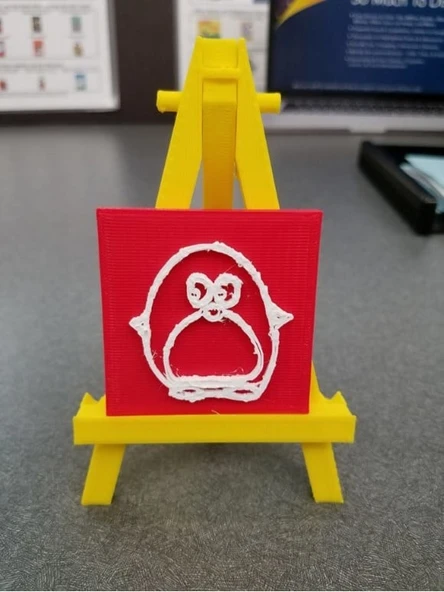 Penguen Sanat Kanvas Tablosu (Plastik Aparattır!!!)
