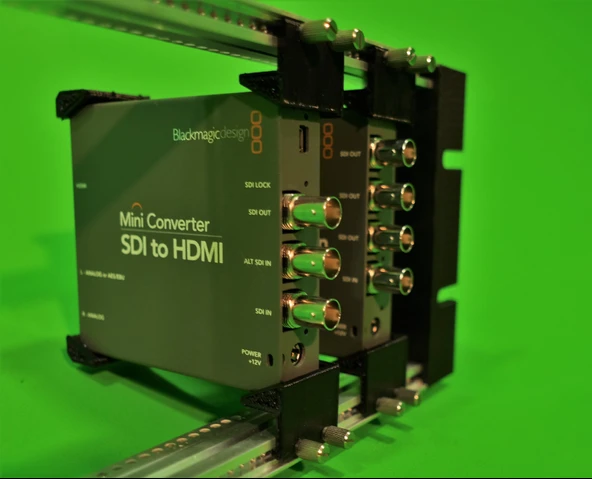 Byr Eurorack için Blackmagic Mini Converter yuvası (Sadece Plastik Aparattır!!!) 3D - 2