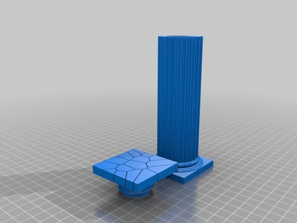 Byr Sütun Kutusu (Sadece Plastik Aparattır!!!) 3D