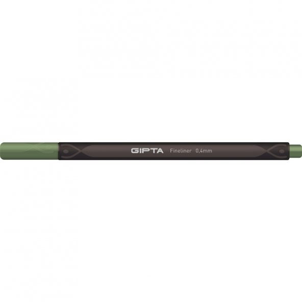 GIPTA FINELİNER KALEM 0.4MM ÇAM YEŞİLİ - 2