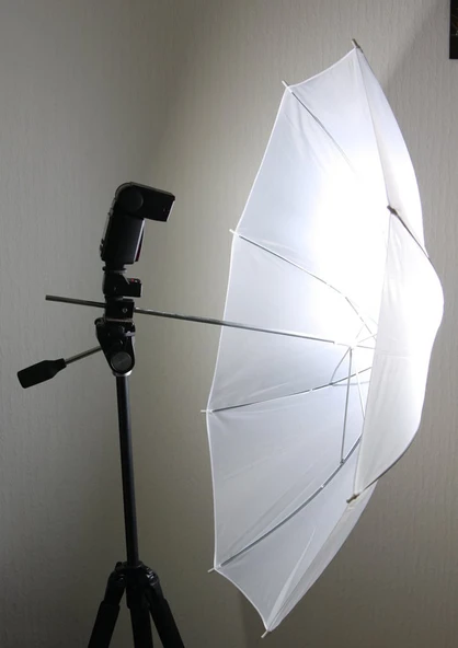 Tripod dişli Kamera Flaşı ve Şemsiyelik (Plastik Aparattır!!!)