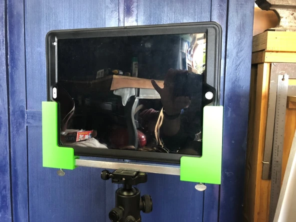 Byr iPad Pro için Ayarlanabilir Tripod Bağlantısı (Sadece Plastik Aparattır!!!) 3D - 1