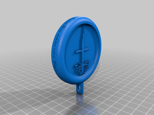 Byr Yüzüklerin Efendisi Kolye (Sadece Plastik Aparattır!!!) 3D - Resim 3