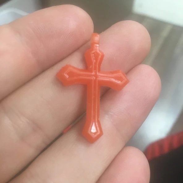 Byr Çapraz Kolye (Plastik Aparattır!!!) 3D - Resim 3