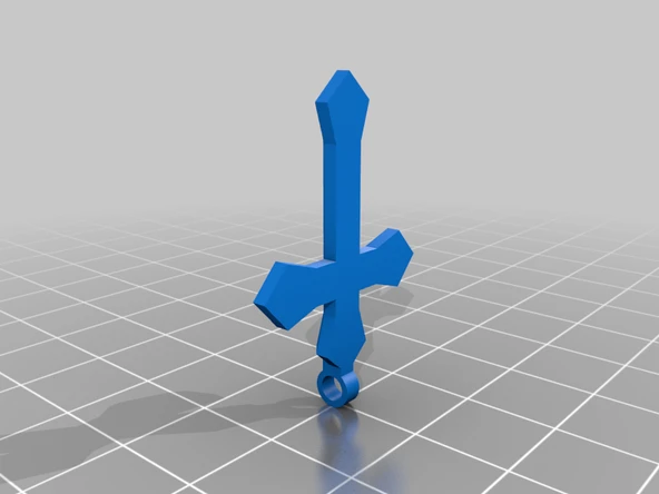 Byr Çapraz Kolye (Plastik Aparattır!!!) 3D - Resim 4