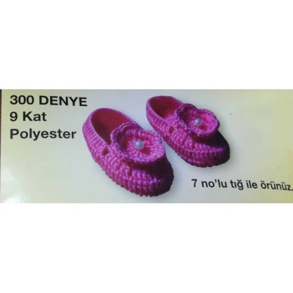 9 Kat Patik Ve Kasnak İpi Açık Pembe 605 - Resim 2