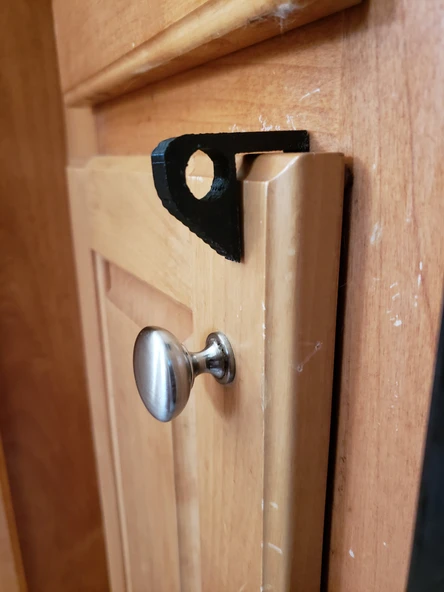 Byr Çocuk geçirmez dolap kilidi (Sadece Plastik Aparattır!!!) 3D - 2