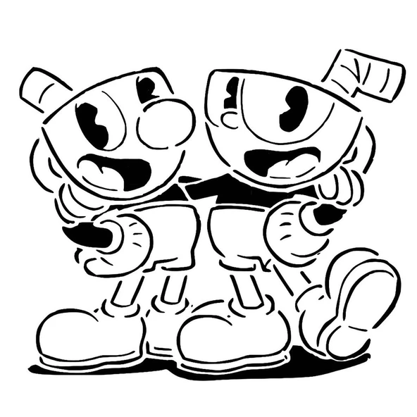 Cuphead ve Mugman kalıbı 1 (Plastik Aparattır!!!)
