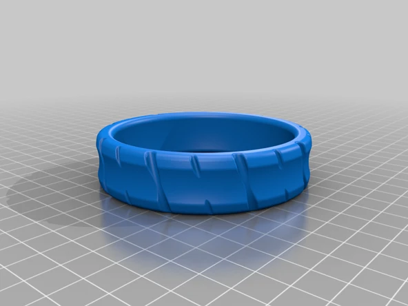 Byr Bilezik #2 mavi (Sadece Plastik Aparattır!!!) 3D - Resim 2