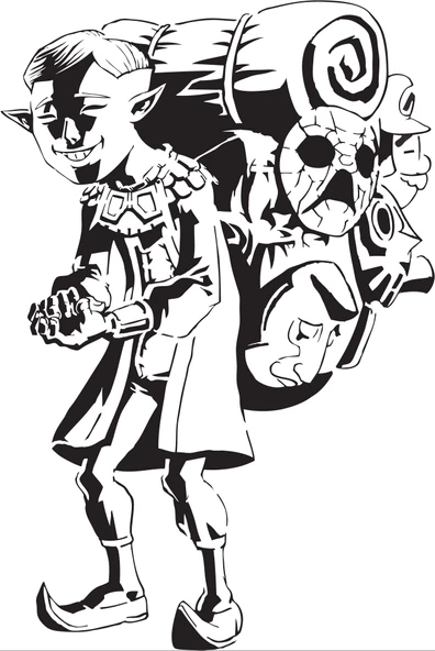 Byr Mutlu Maske Satıcısı şablonu (Sadece Plastik Aparattır!!!) 3D - Resim 2