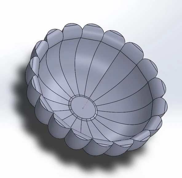 Byr Çiçek Kasesi (Plastik Aparattır!!!) 3D - 2