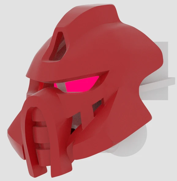 Byr Kanohi Hau, Asil Koruyucu Maske (Plastik Aparattır!!!) 3D - Resim 3