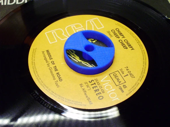 45rpm 7" tekli adaptör (Plastik Aparattır!!!)