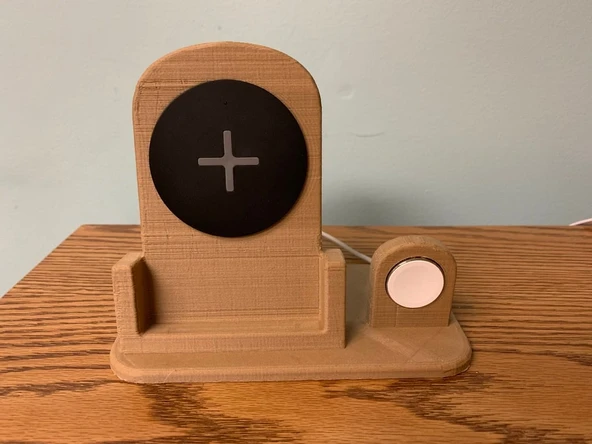 iPhone XS Max IKEA kablosuz telefon ve Apple Watch Dock (Plastik Aparattır!!!)