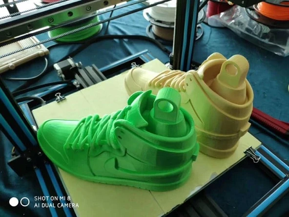 Byr Nike Air Jordan Model Ayakkabı (Plastik Aparattır!!!) 3D - Resim 4