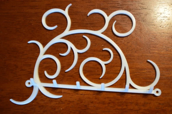 Byr Dekoratif Kancalar - Kolye Askısı (Sadece Plastik Aparattır!!!) 3D - Resim 4