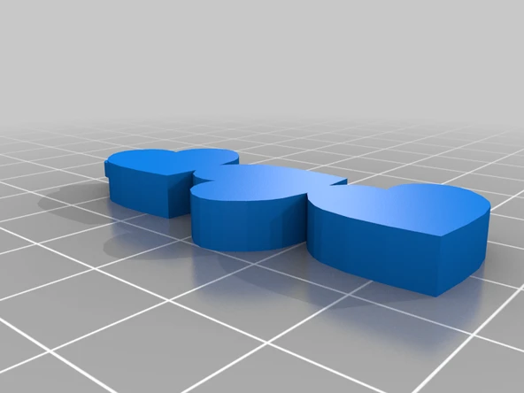 Byr Kalp Küpe (Plastik Aparattır!!!) 3D - 2