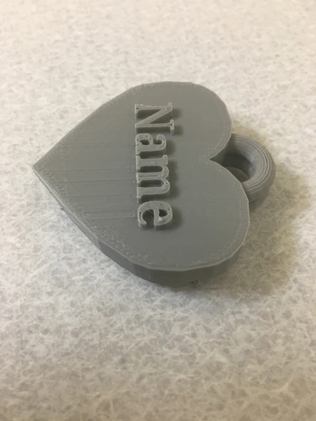 Byr Yüzük Kalp Adı (Sadece Plastik Aparattır!!!) 3D - Resim 4