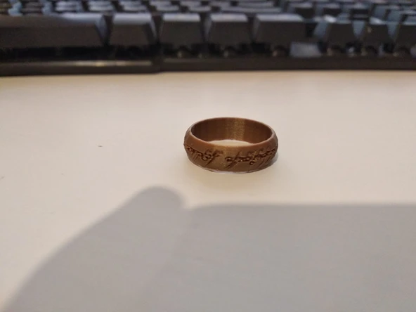 Byr Yüzüklerin Efendisi'nden Yüzük (Plastik Aparattır!!!) 3D - Resim 3