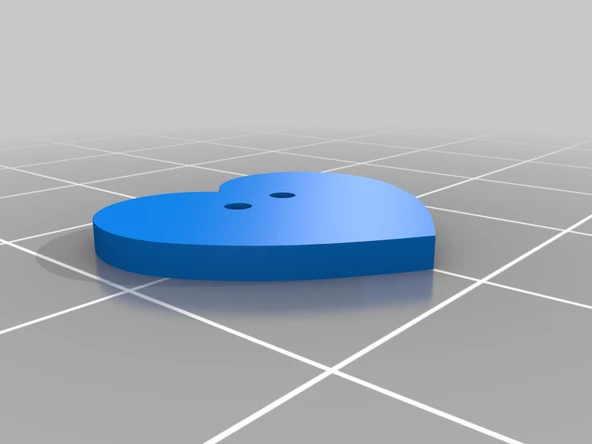 Byr Kalp Gömlek Düğmesi (Plastik Aparattır!!!) 3D - 4