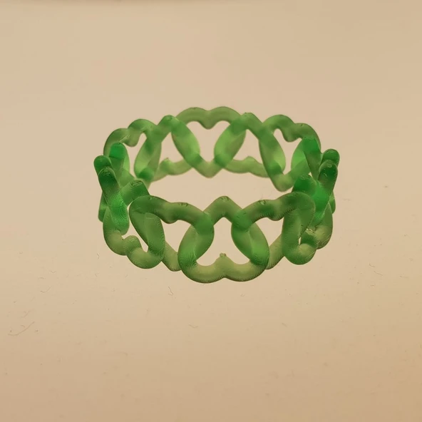 Byr Kalp Yüzük (Plastik Aparattır!!!) 3D ürün görseli