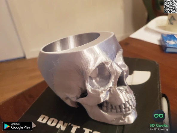 Byr Kafatası kasesi (Plastik Aparattır!!!) 3D - 5