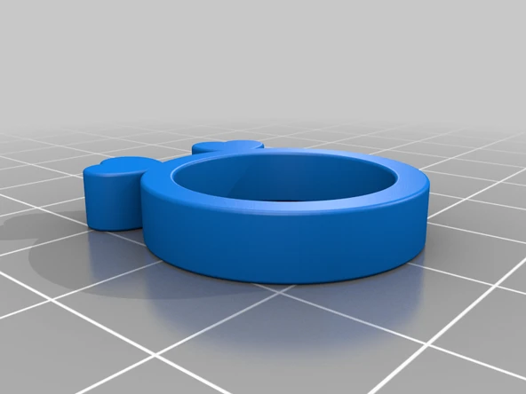 Byr Yüzük - Kalpler (Plastik Aparattır!!!) 3D - Resim 3