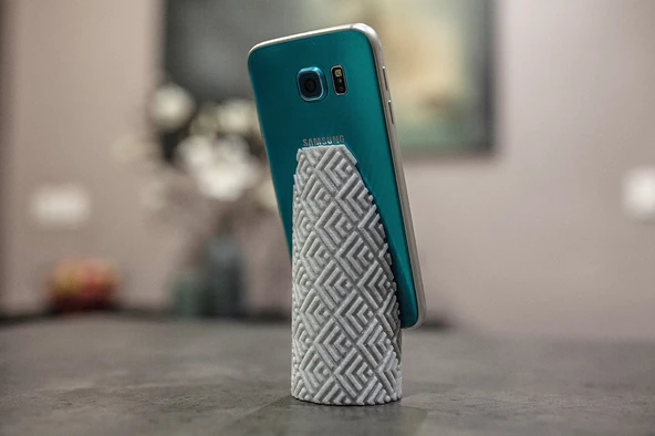 Byr Dokulu sütun telefon standı (Sadece Plastik Aparattır!!!) 3D - 2