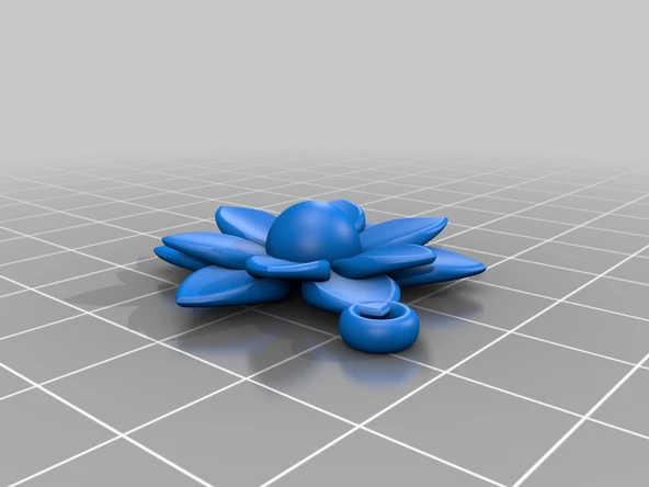 Byr 3 Katlı Çiçek Küpe (Plastik Aparattır!!!) 3D - 3