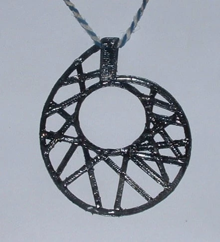 Byr Daire Kolye (Plastik Aparattır!!!) 3D - Resim 2