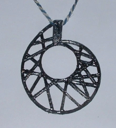 Byr Daire Kolye (Plastik Aparattır!!!) 3D ürün görseli 1