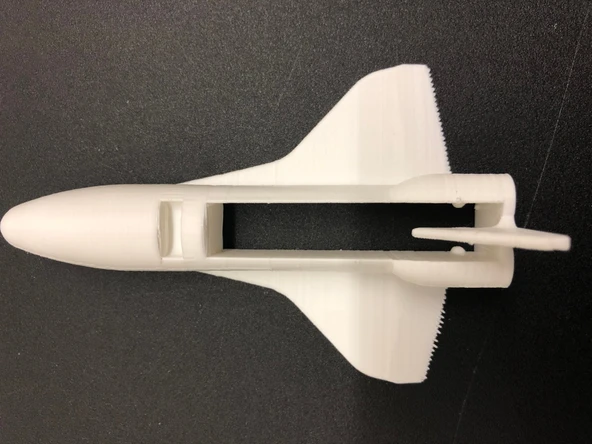Byr Ofis Tedarik Organizatörü - Uzay Mekiği (Sadece Plastik Aparattır!!!) 3D - 2