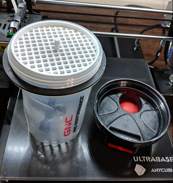 Byr Blender Kabı Buz Filtresi (Sadece Plastik Aparattır!!!) 3D - 3