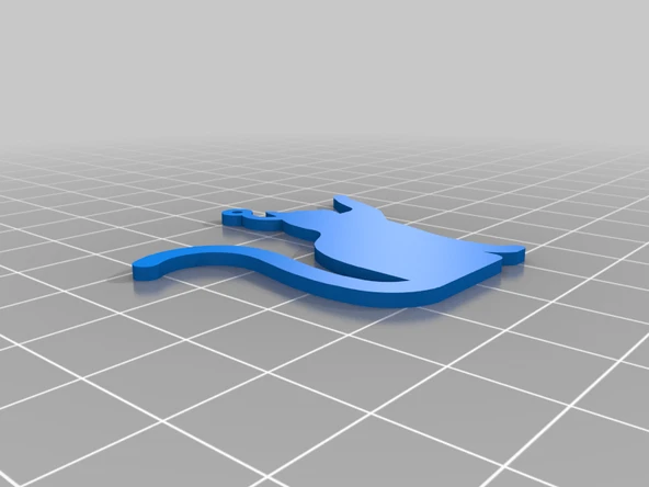 Byr Kedi Küpe 2 (Plastik Aparattır!!!) 3D - 3