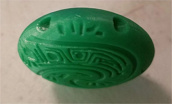 Byr Moana - Kolye Delikli Te Fiti'nin Kalbi (Sadece Plastik Aparattır!!!) 3D - Resim 3