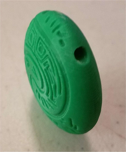 Byr Moana - Kolye Delikli Te Fiti'nin Kalbi (Sadece Plastik Aparattır!!!) 3D - Resim 4