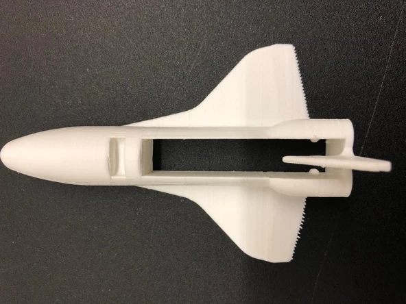 Byr Ofis Tedarik Organizatörü - Uzay Mekiği (Sadece Plastik Aparattır!!!) 3D