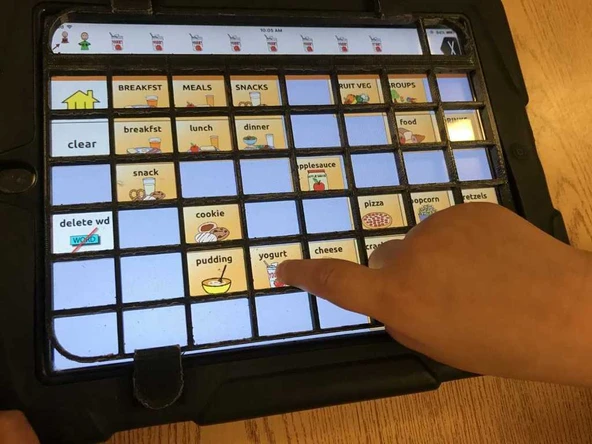 Ipad TouchChat Tuş Kilidi (Plastik Aparattır!!!)