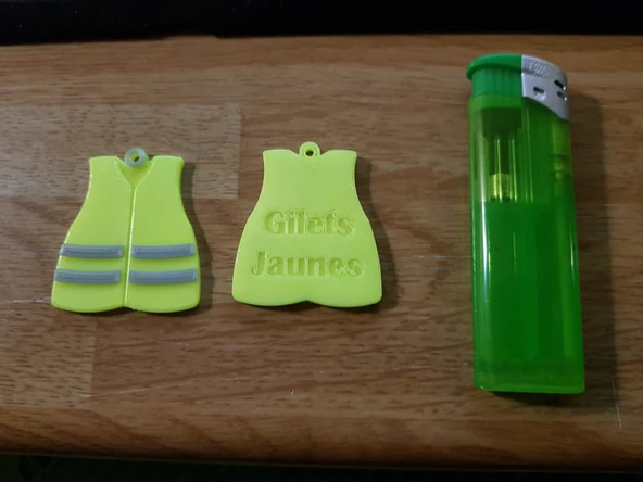 Sarı Yelekli Anahtarlık (Plastik Aparattır!!!) - 3