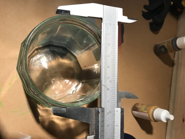 Byr Cam kavanoz airbrush standı. (Sadece Plastik Aparattır!!!) 3D - 3