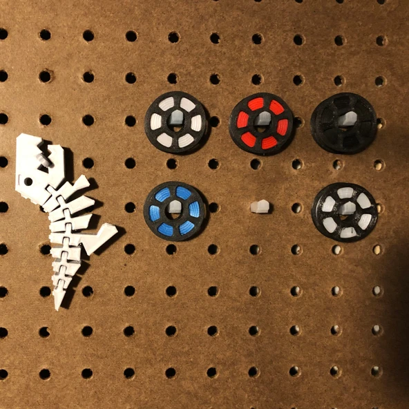 Mini filaman anahtarlık için Mini Makara tutucusu (Plastik Aparattır!!!) - 4
