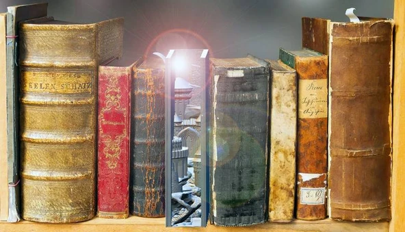 Byr Kitaplık Parçası - Sihirli Kitap (Plastik Aparattır!!!) 3D - 2