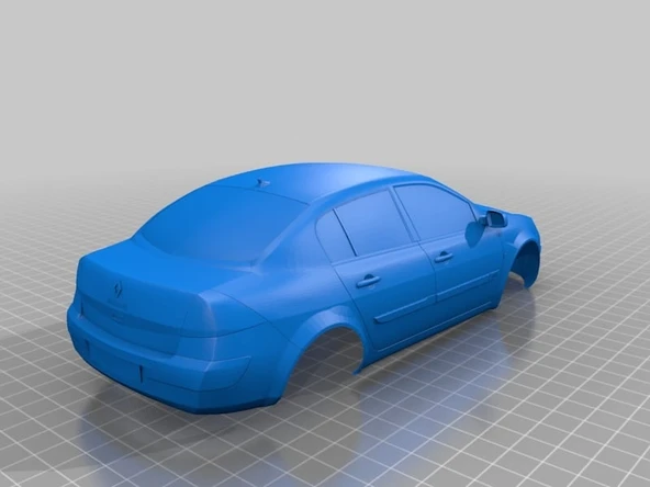 Renault Megane 2 Shell - 1/20 ölçekli (Plastik Aparattır!!!) - 1