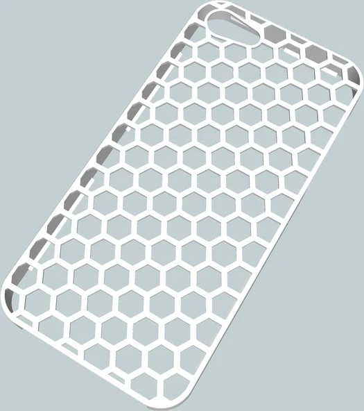 Byr Bal Peteği iPhone 5 Kılıfı (Sadece Plastik Aparattır!!!) 3D - 1