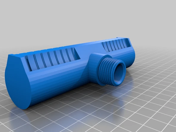 Byr Doğrusal Aerospike Duş Başlığı (1/2"diş) (Sadece Plastik Aparattır!!!) 3D - Resim 3